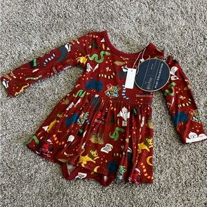 NWT LIttle Sleepies play collection x HP twirl dress/bodysuit 3-6
